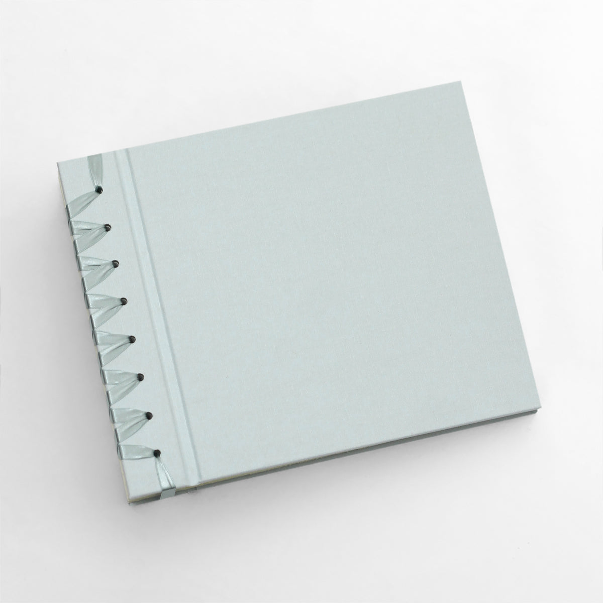 Small Paper Page Album with Light Blue Cotton Cover