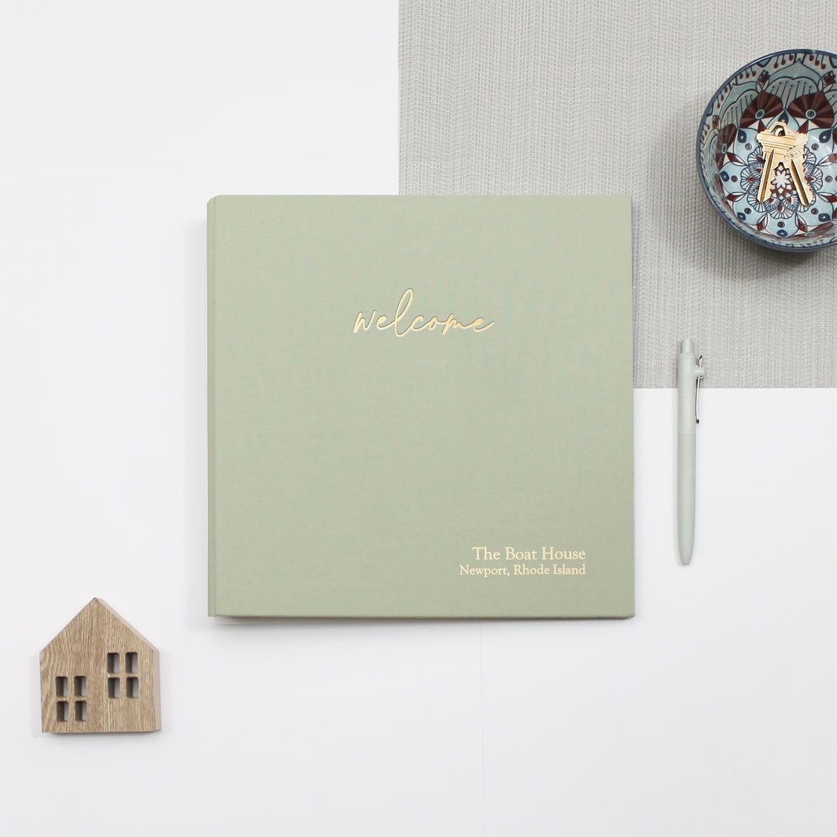The Welcome Guestbook | Sage Cotton