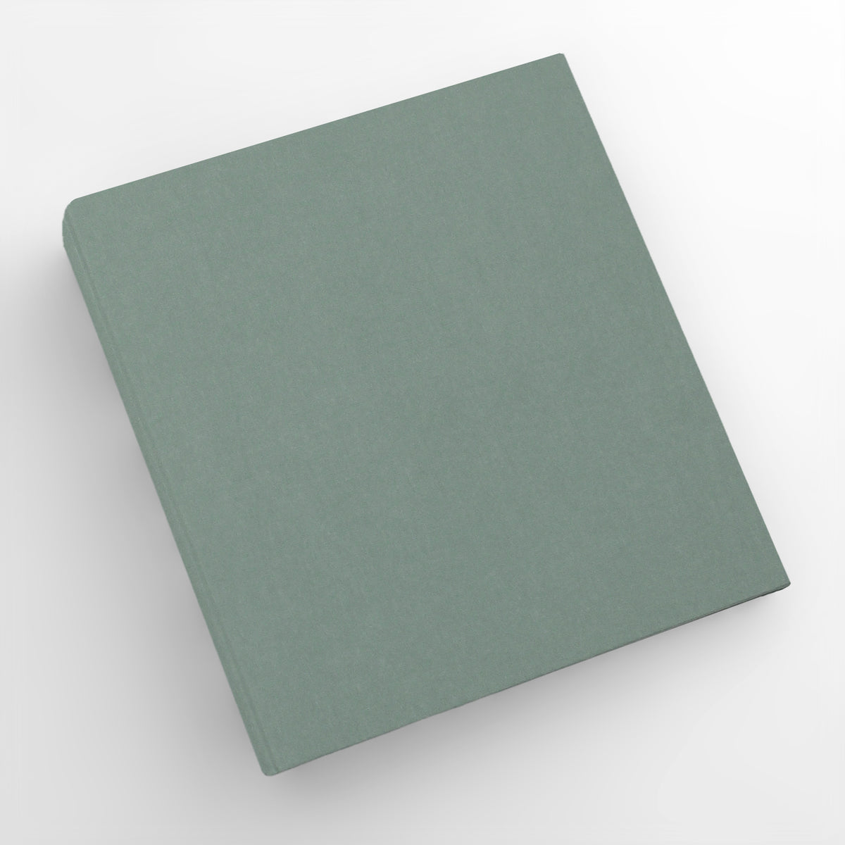 Storage Binder for Photos or Documents with Jade Green Cotton Cover