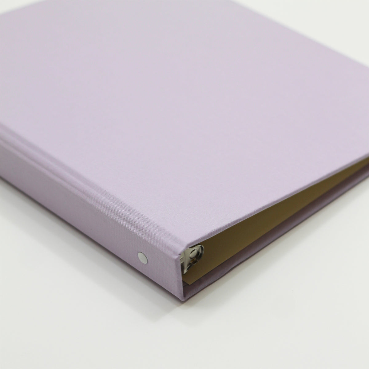 Storage Binder for Photos or Documents with Lavender Cotton Cover