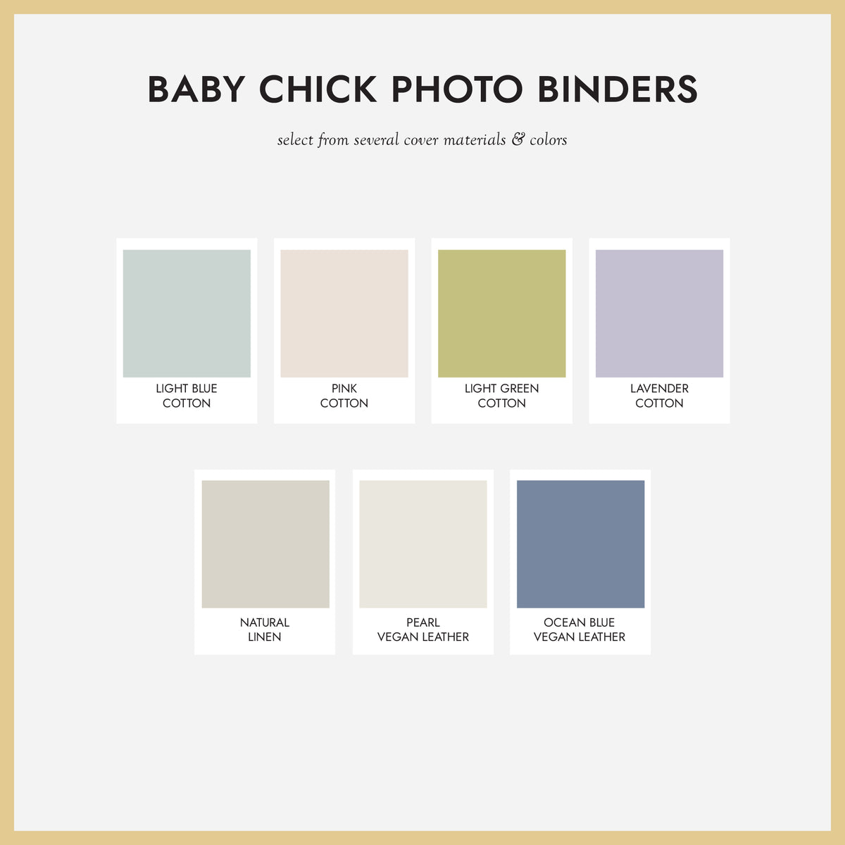 Baby Chick Photo Binder