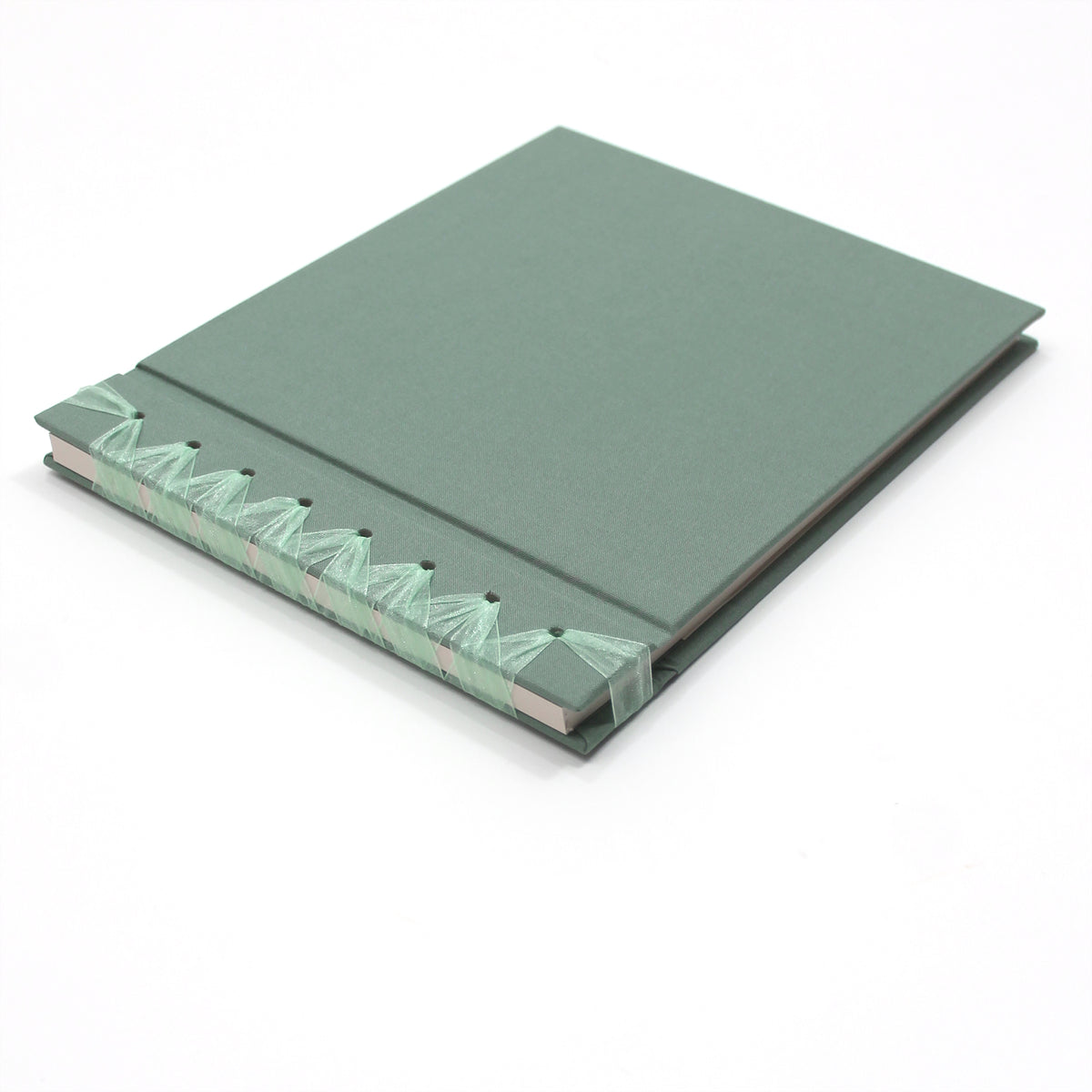 School Years Memory Album with Jade Green Cotton Cover