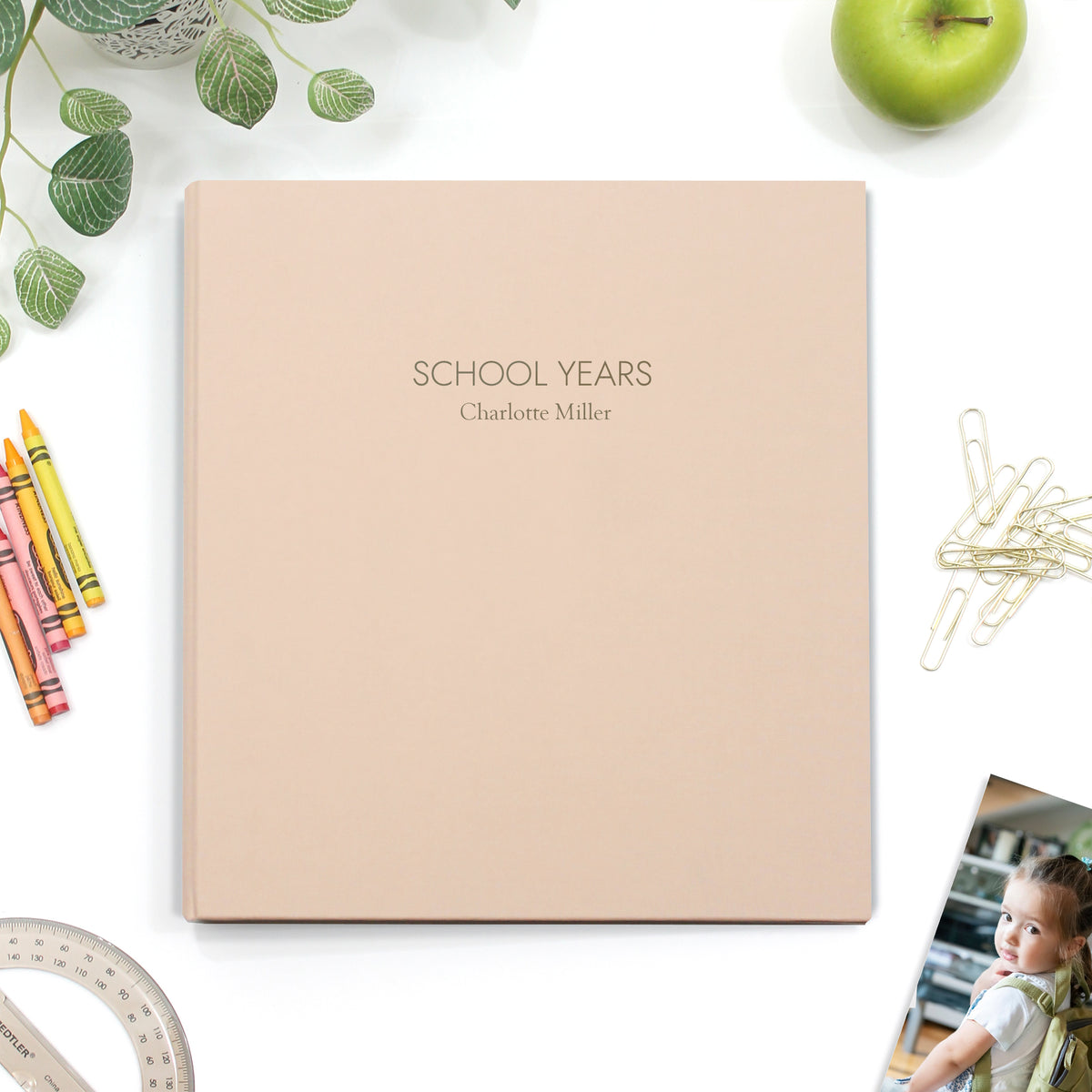 The School Years Binder | Peachy Pink Cotton