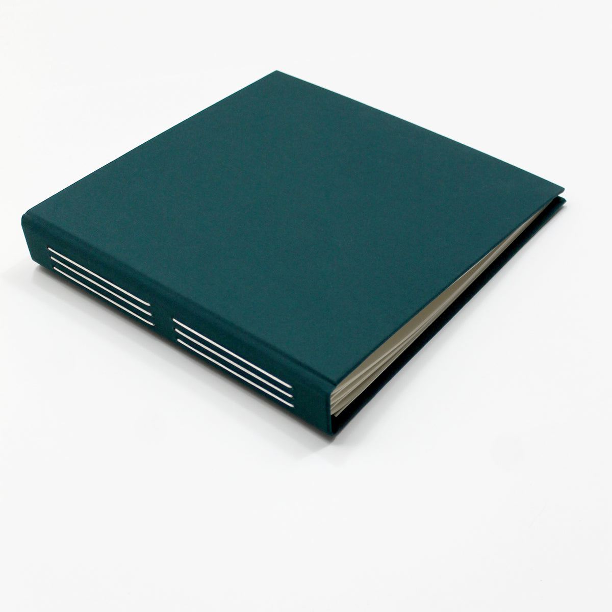 The Welcome Guestbook | Teal Blue Cotton