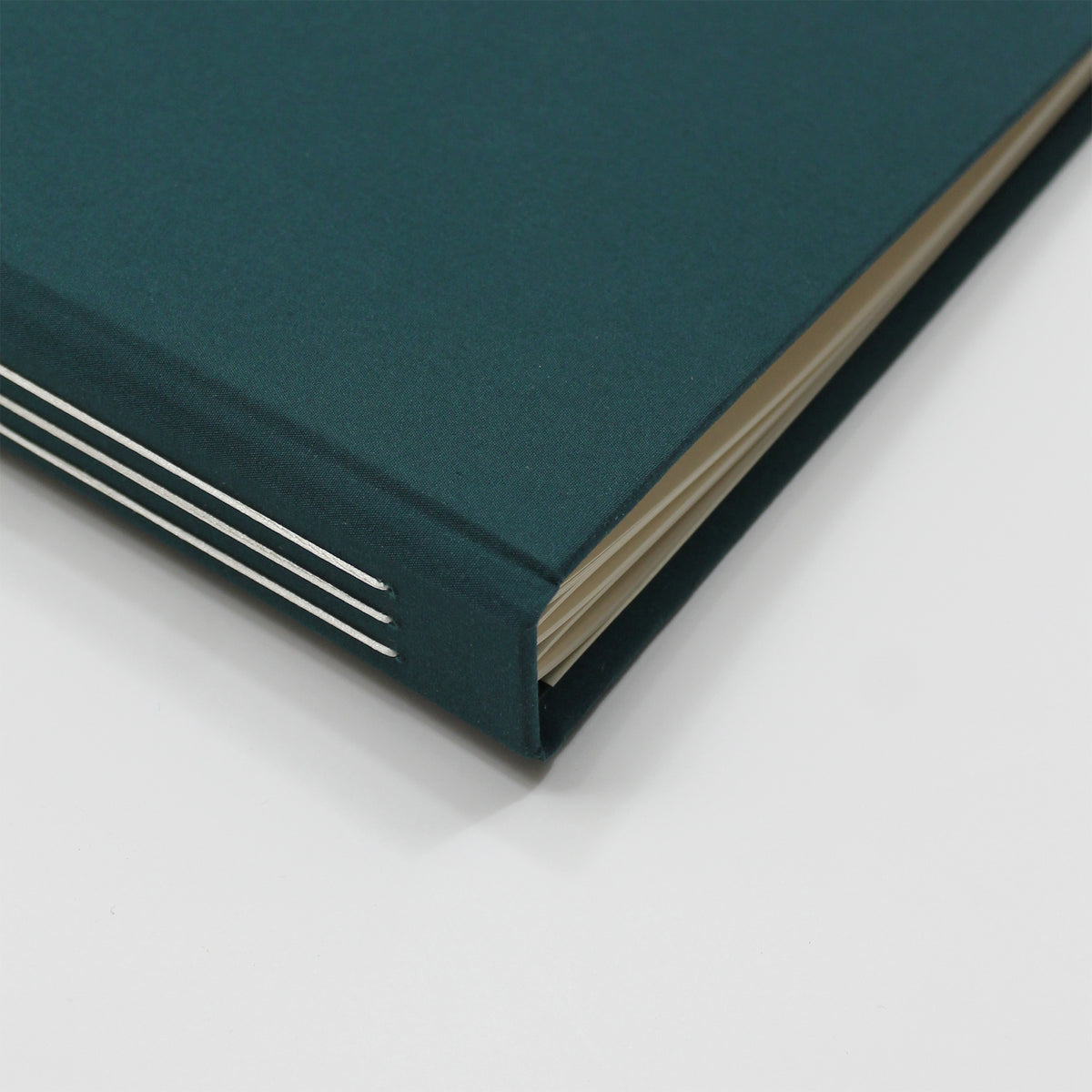 The Welcome Guestbook | Teal Blue Cotton