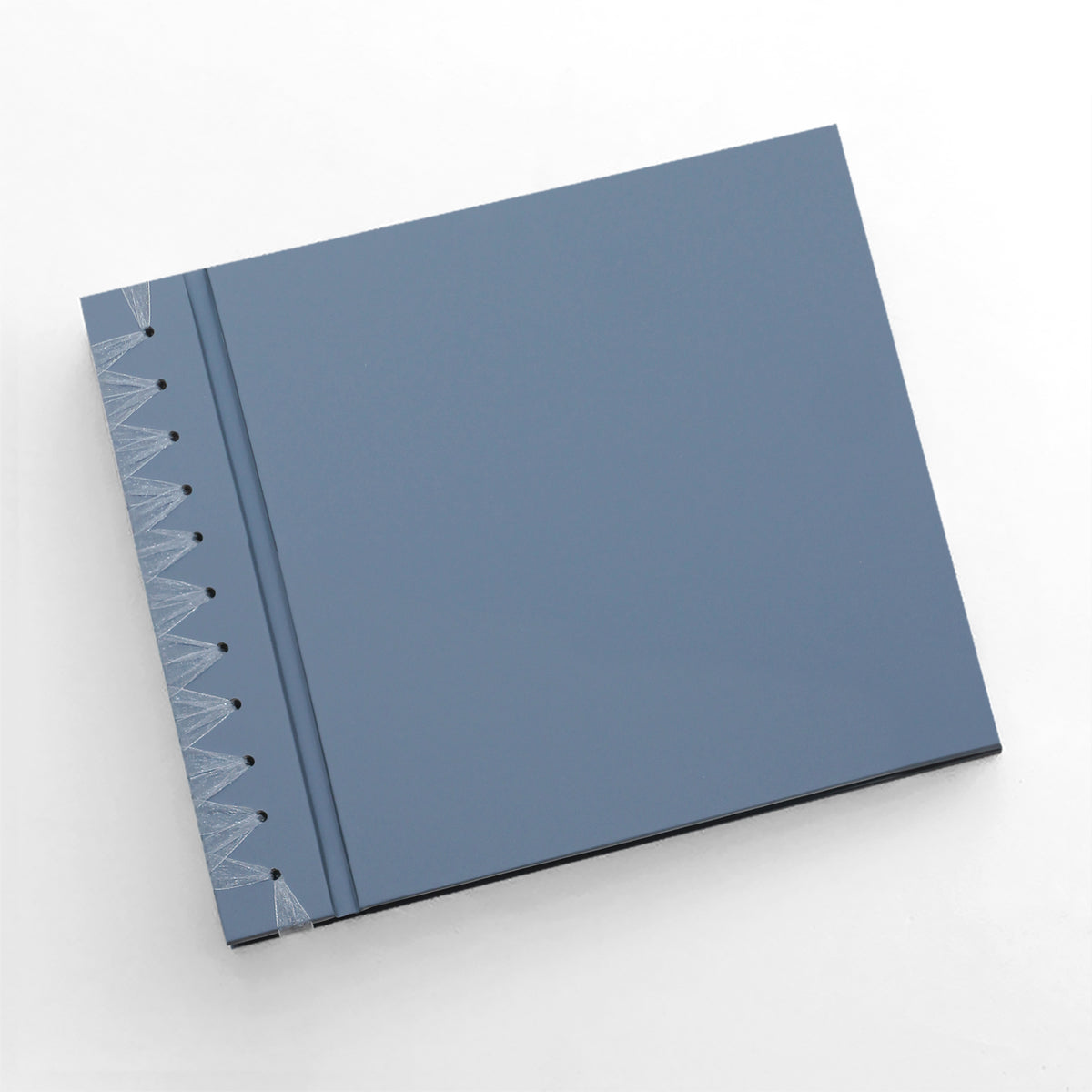 Deluxe 12 x 15 Paper Page Album | Cover: Ocean Blue Vegan Leather | Available Personalized