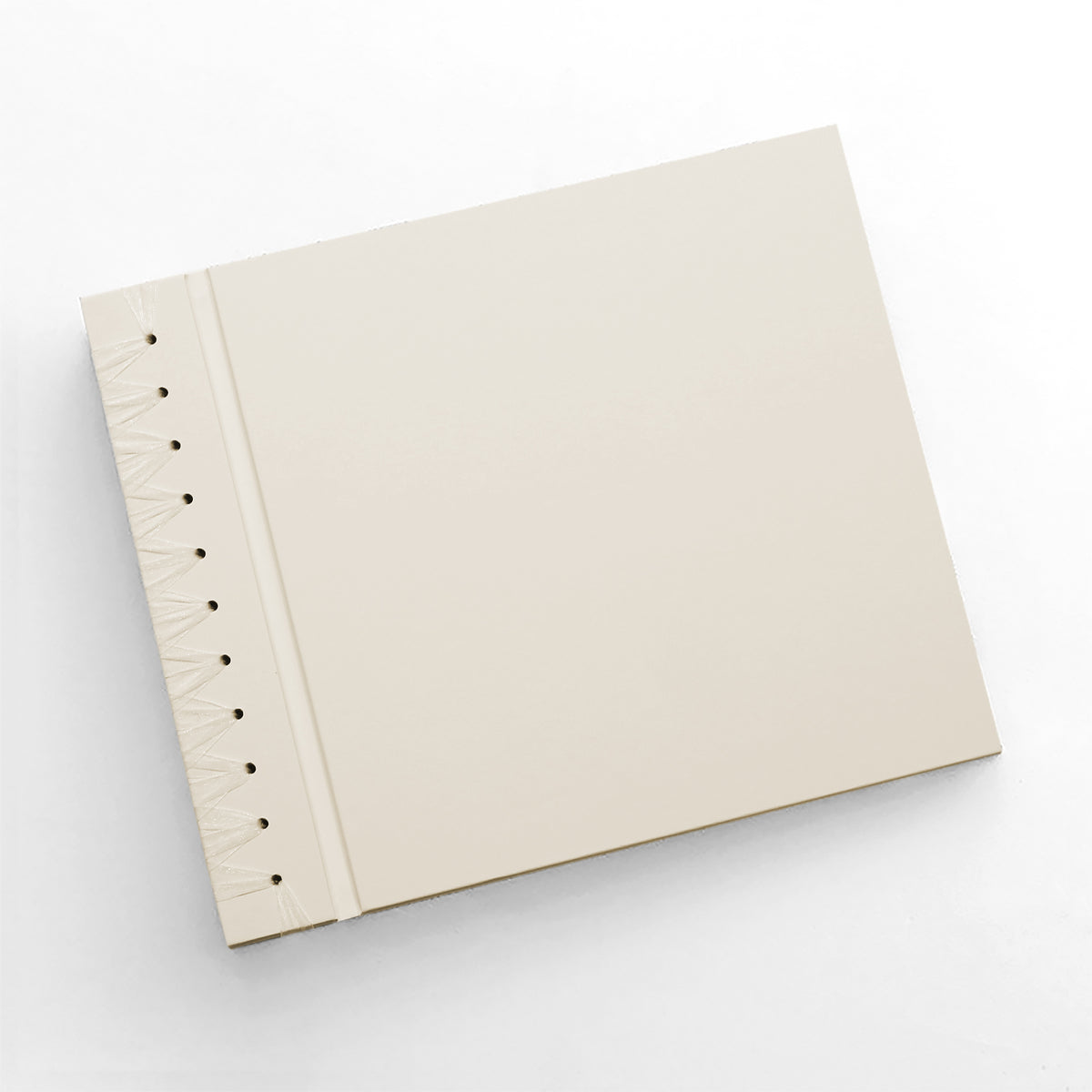 Deluxe 12 x 15 Paper Page Album | Cover: Pearl Vegan Leather | Available Personalized