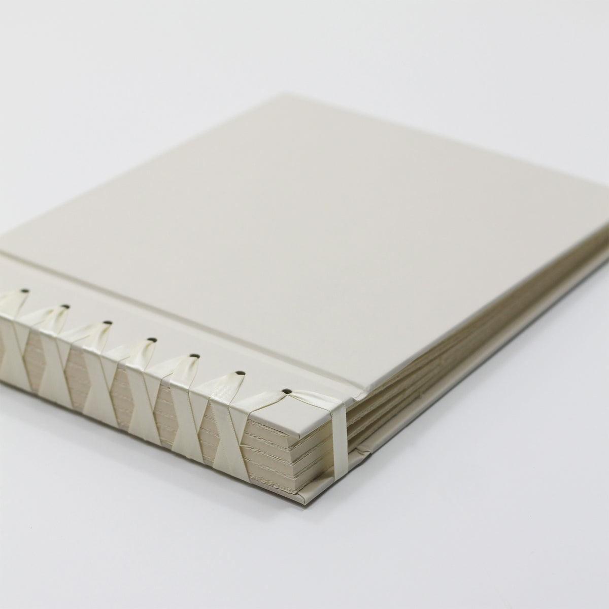 Deluxe 12 x 15 Paper Page Album | Cover: Pearl Vegan Leather | Available Personalized