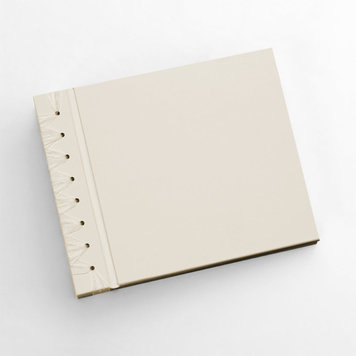 Small Paper Page Album with Pearl Vegan Leather