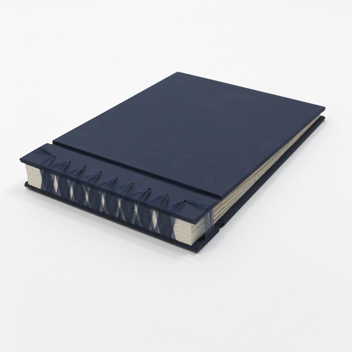 Wedding Album [10.5 x 14.75] Cover: Navy Blue Cotton | Available Personalized