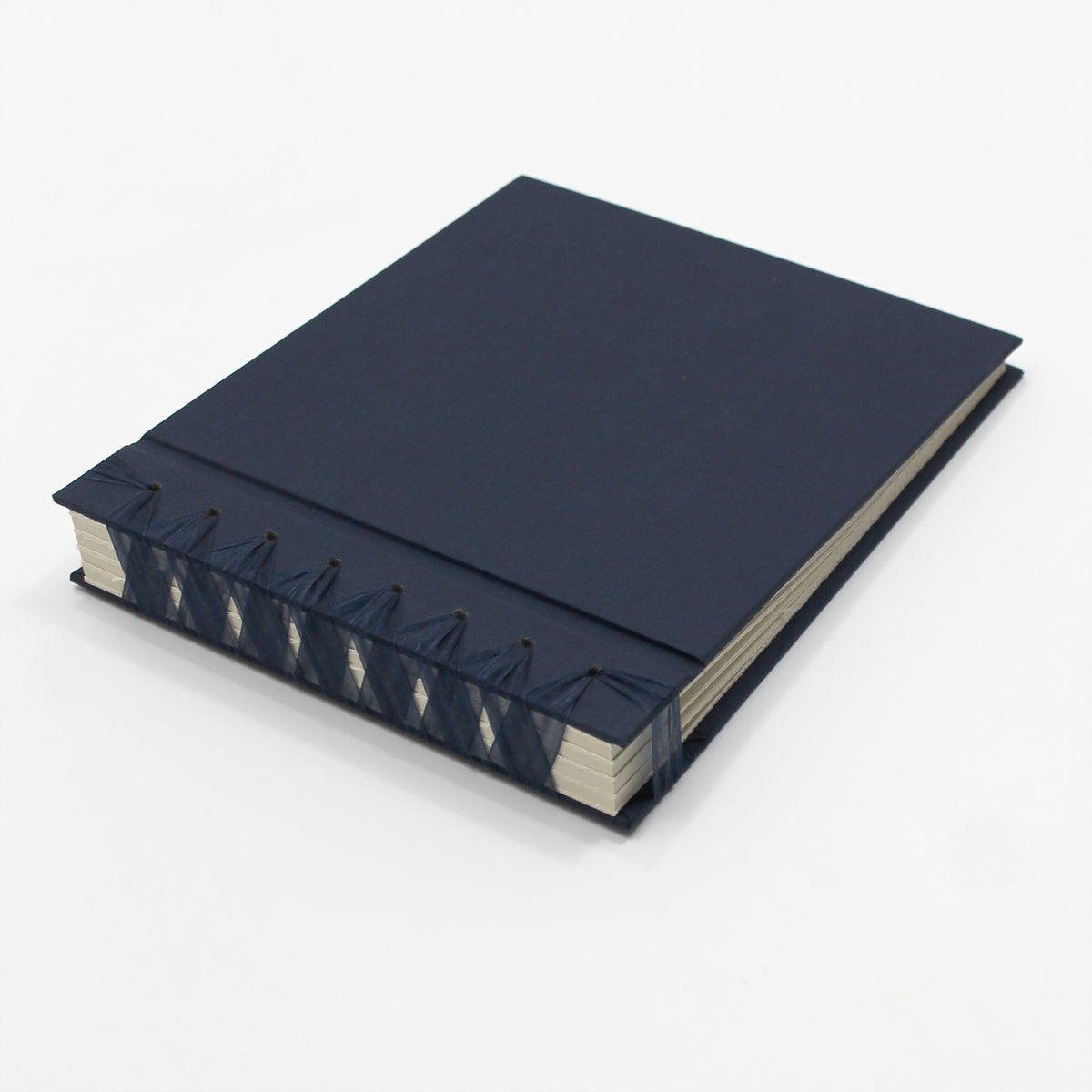 Wedding Album [9 x 11.25] with Navy Blue Cotton Cover