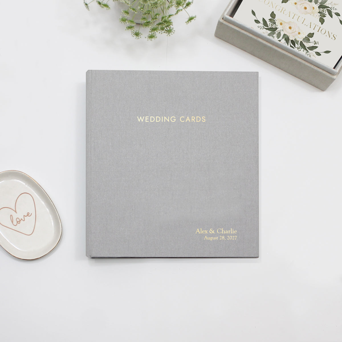 The Wedding Card Album | Silver Silk