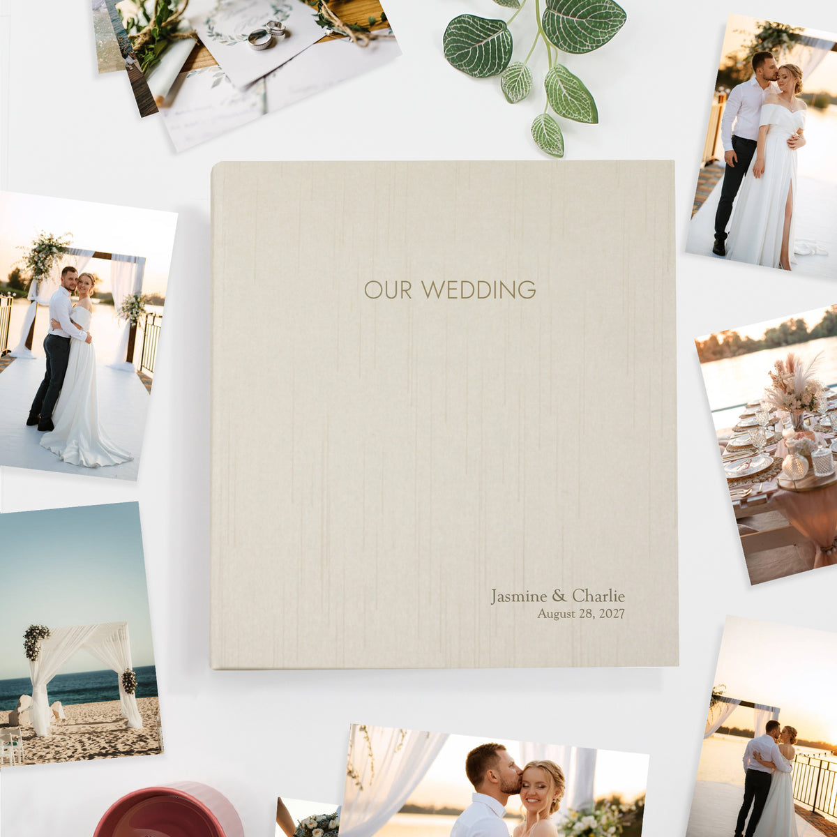 Wedding Photo Binder | Ivory Silk