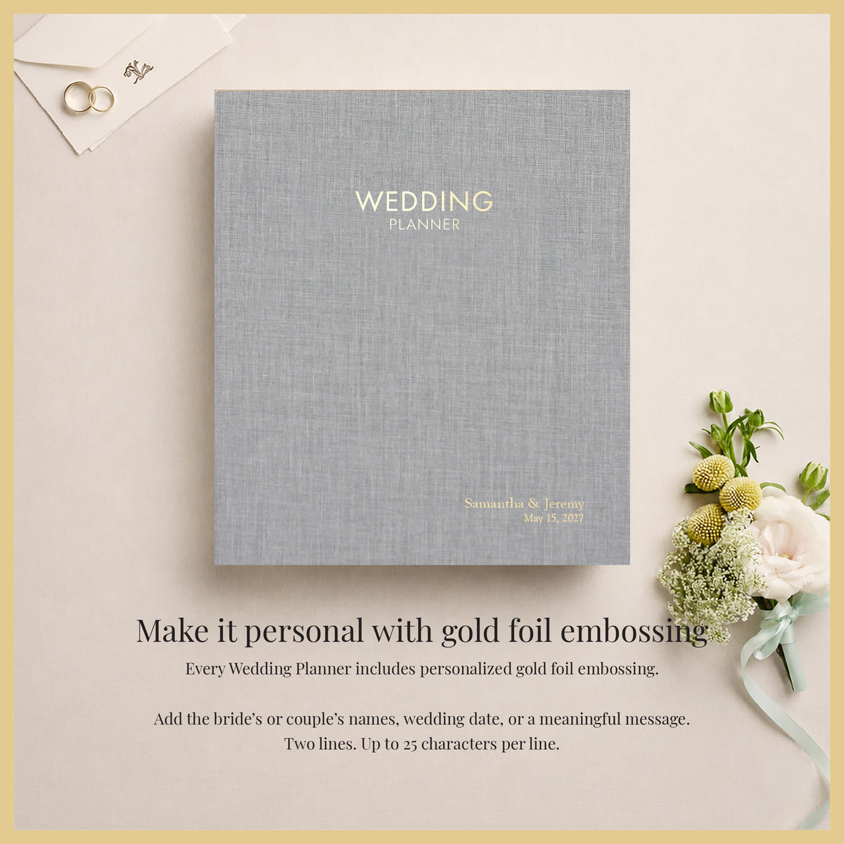 The Wedding Planner | Light Gray Linen