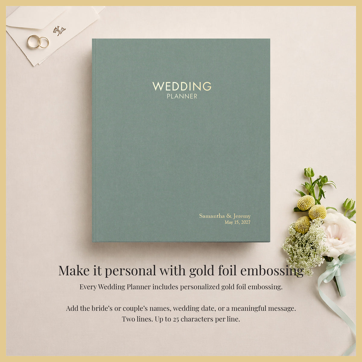 The Wedding Planner | Jade Green Cotton