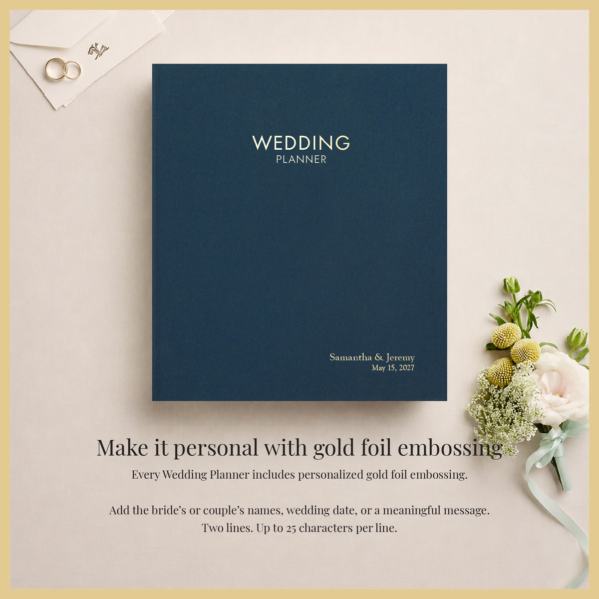 The Wedding Planner | Navy Blue Cotton