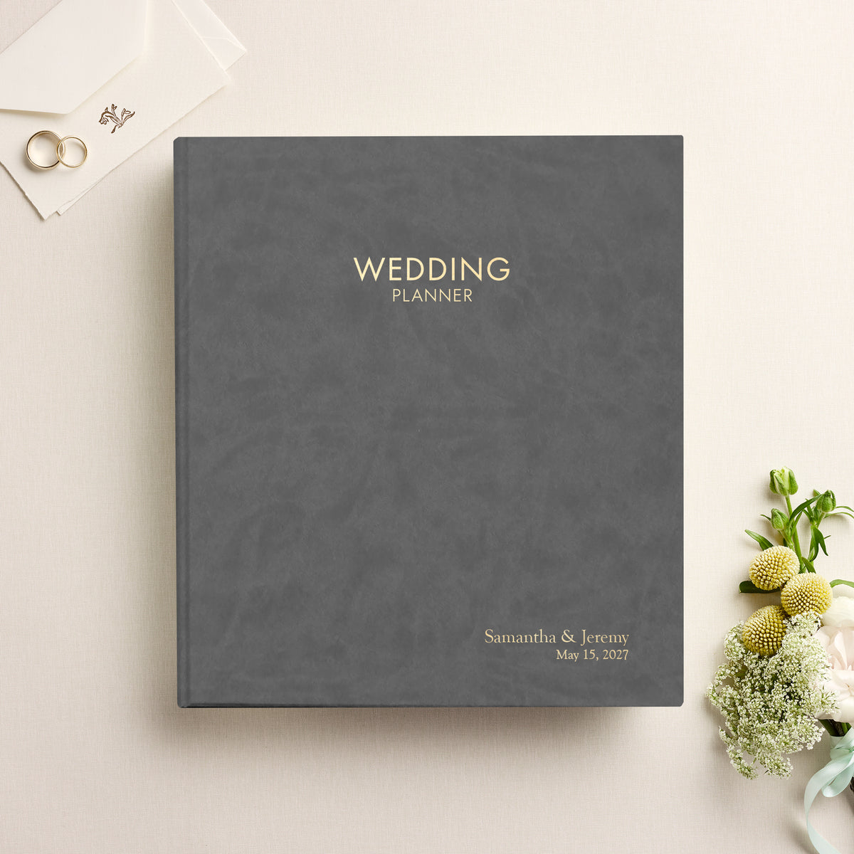 The Wedding Planner | Slate Gray Vegan Leather
