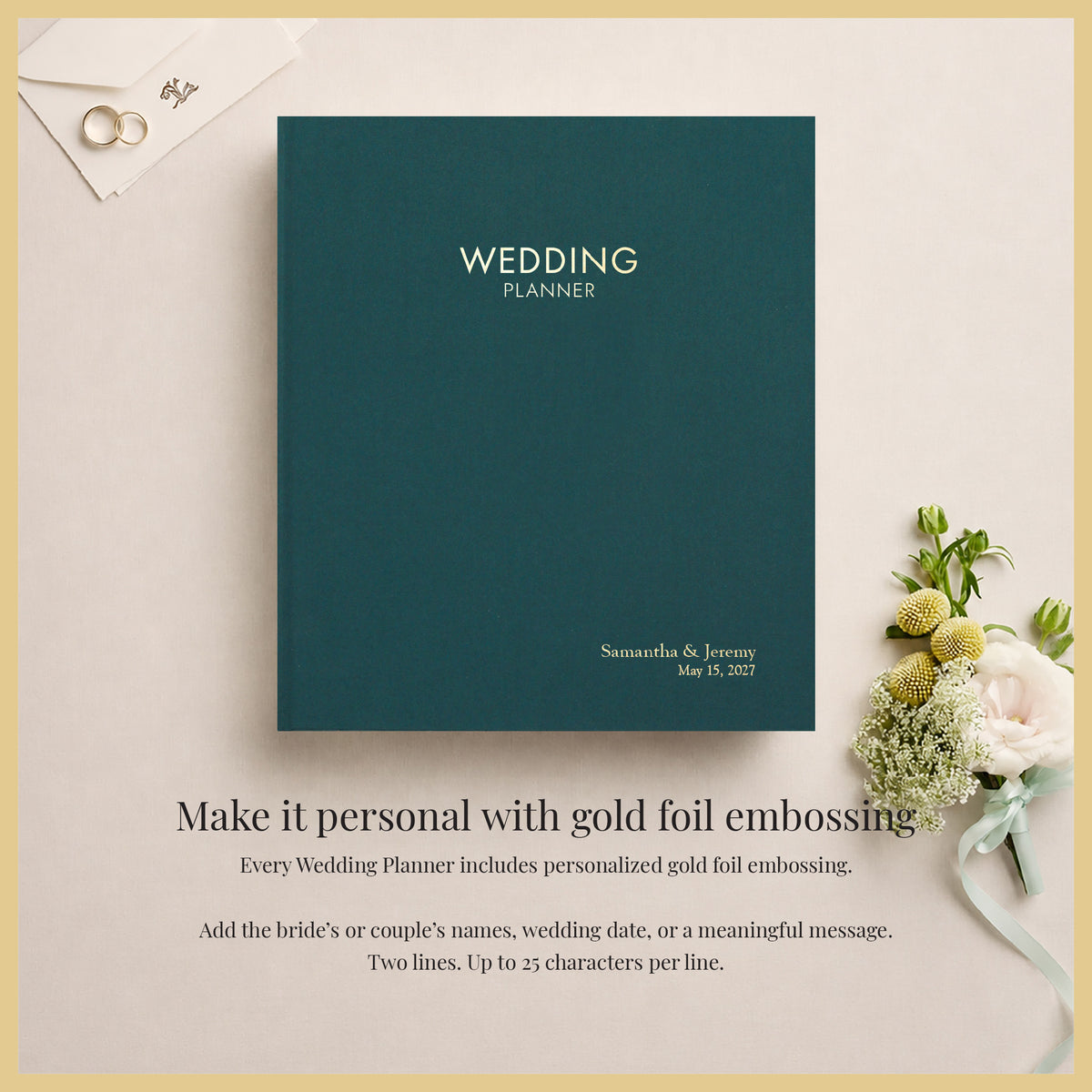 The Wedding Planner | Teal Blue Cotton