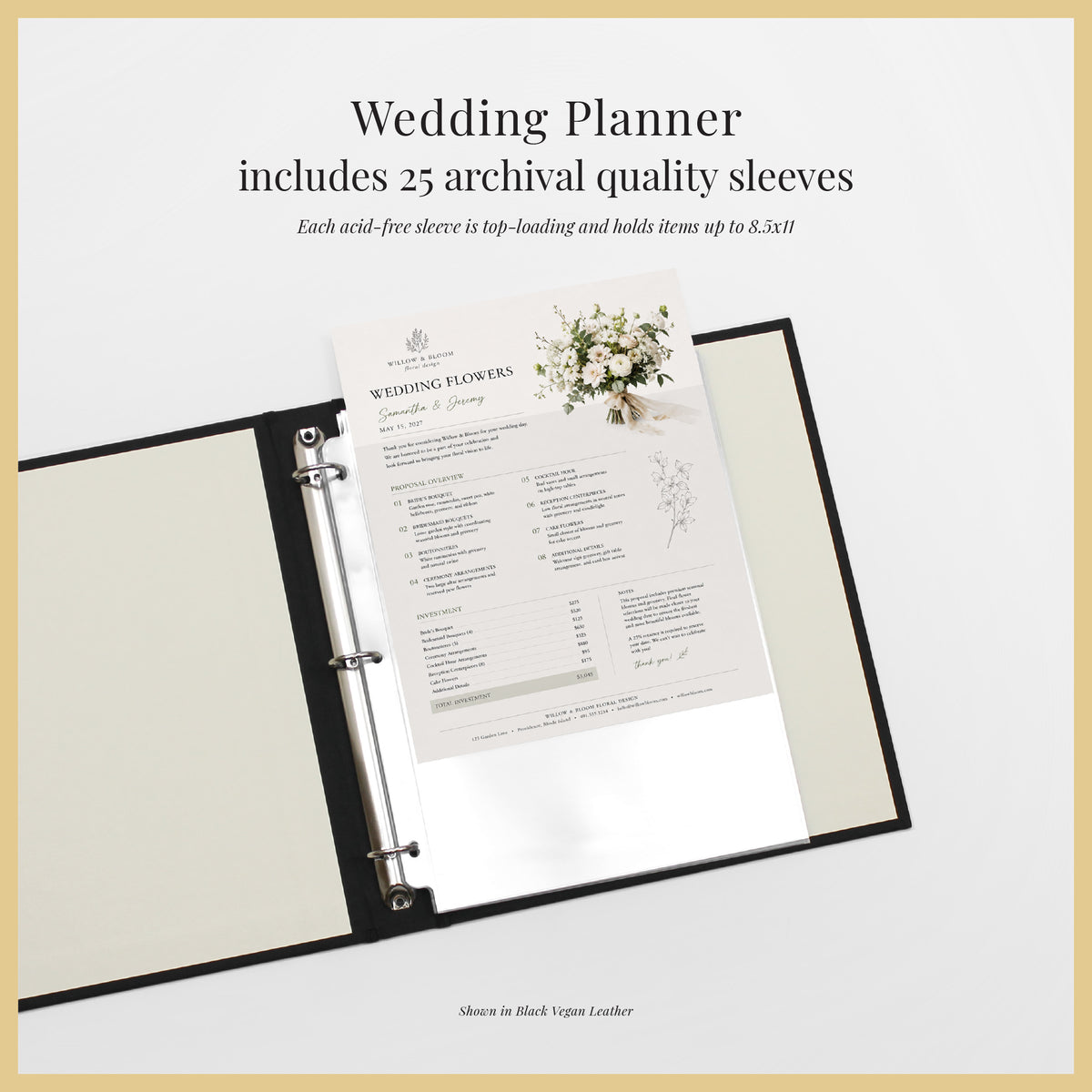 The Wedding Planner | Silver Silk