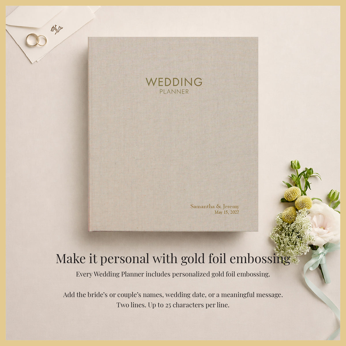 The Wedding Planner | Natural Linen