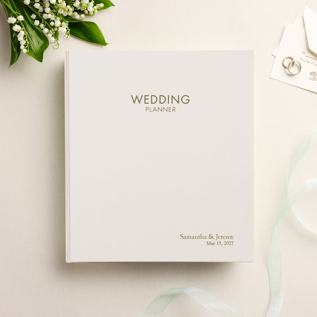 The Wedding Planner | Pearl White Vegan Leather