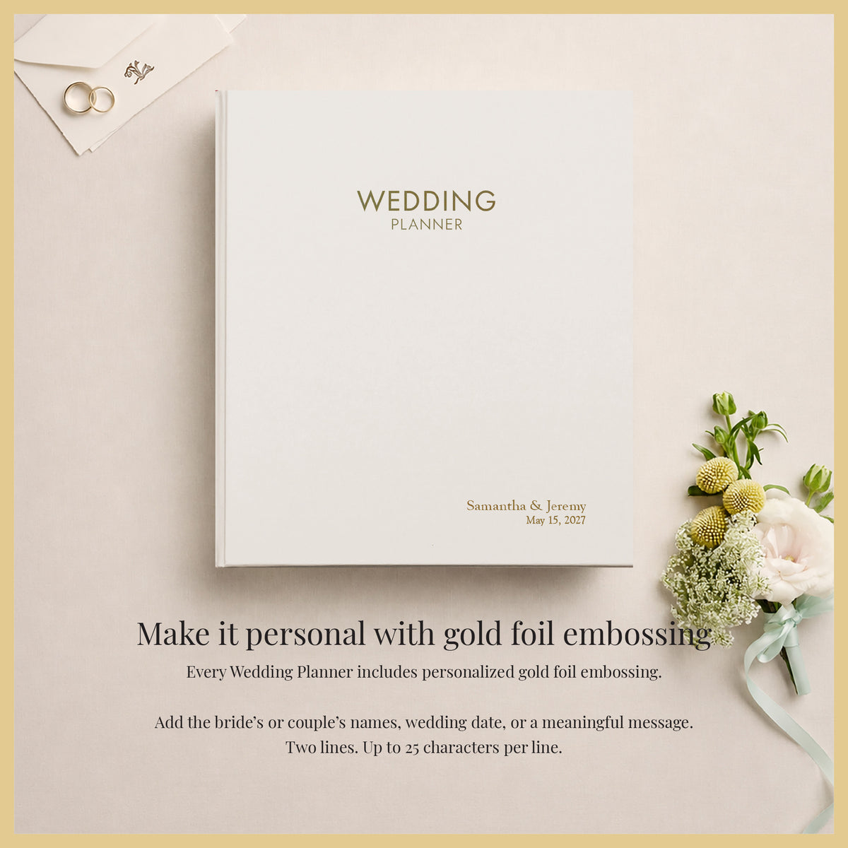 The Wedding Planner | Pearl White Vegan Leather