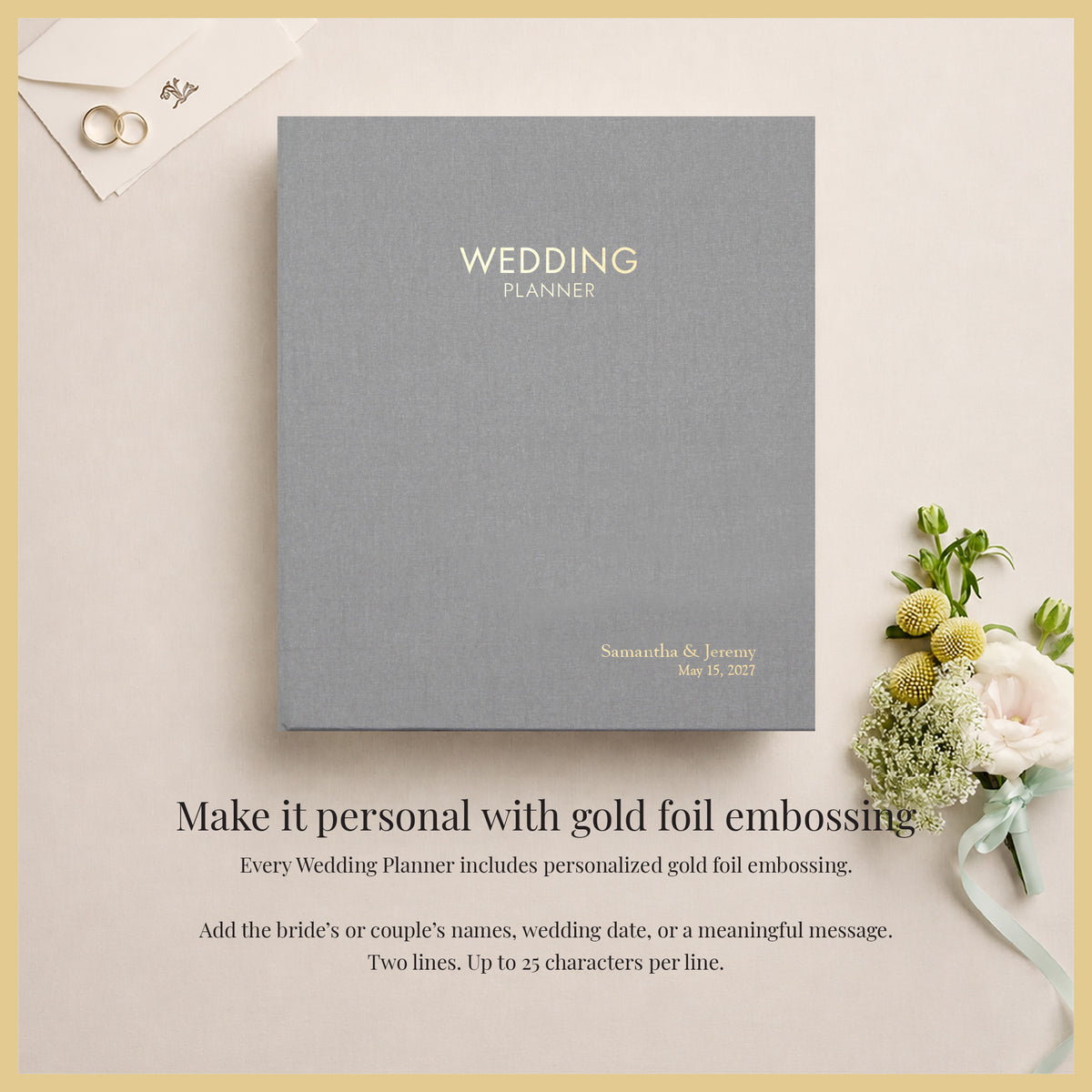 The Wedding Planner | Silver Silk