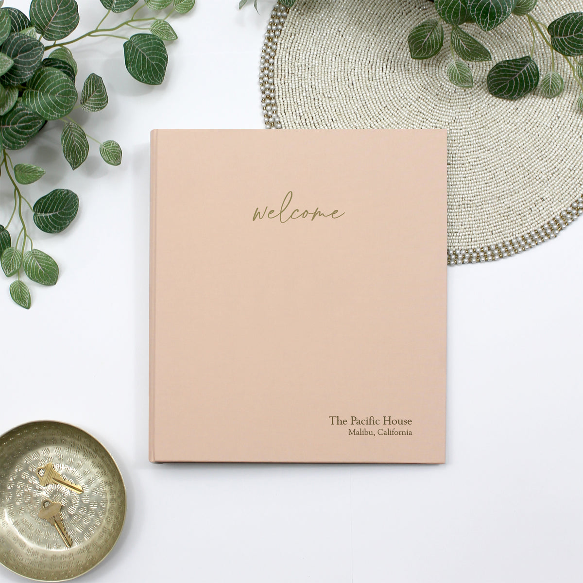 The Welcome Binder | Peachy Pink Cotton