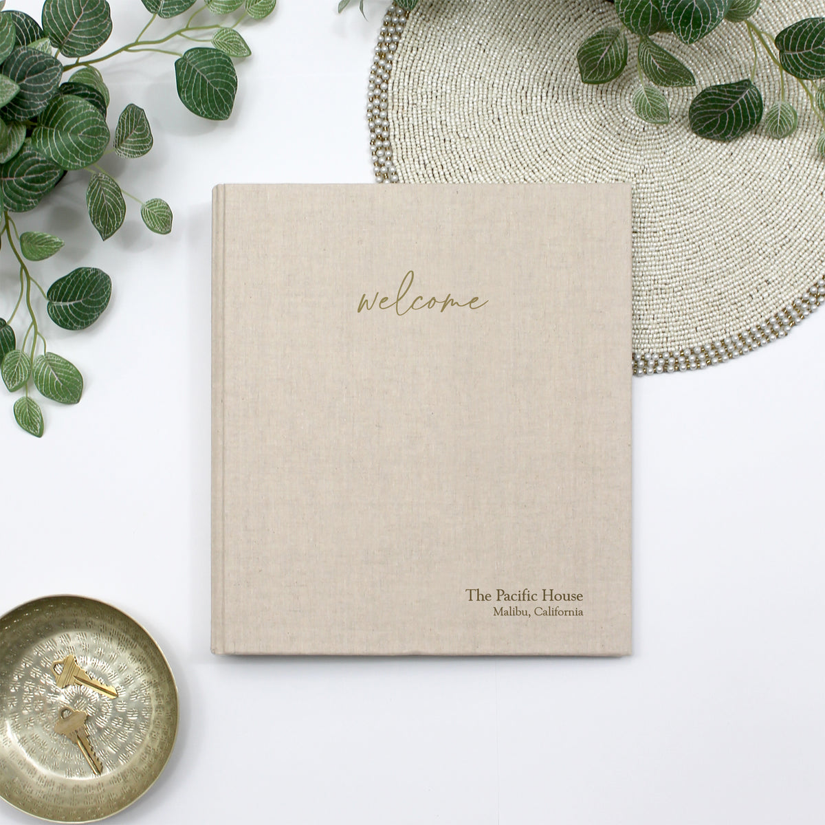 The Welcome Binder | Natural Linen