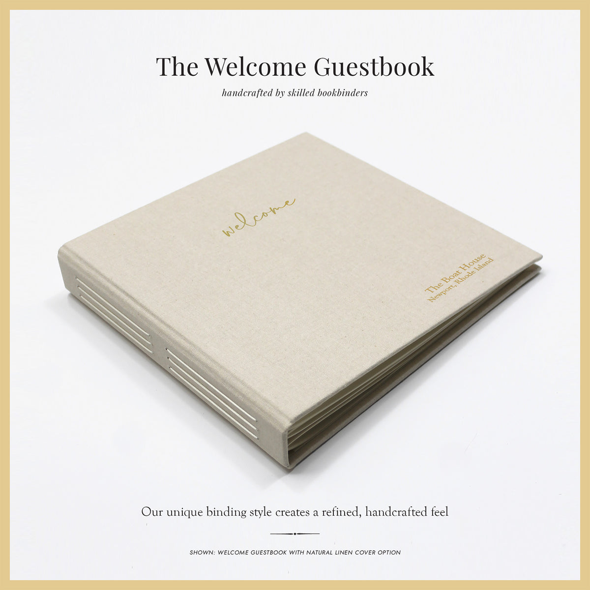 The Welcome Guestbook | Peachy Pink Cotton