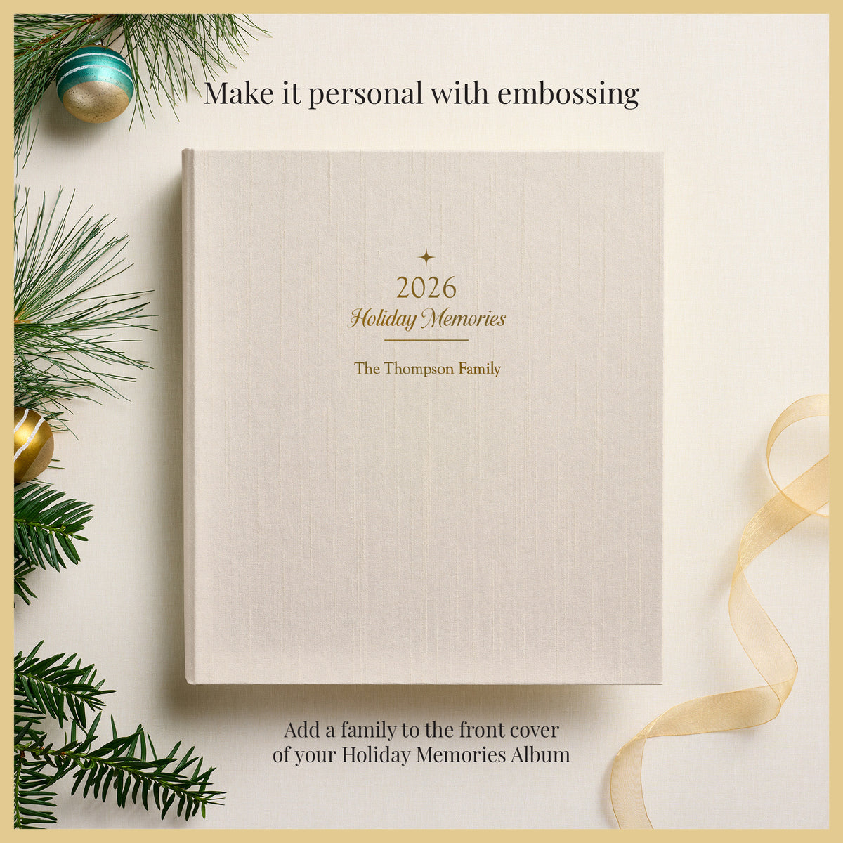 The 2026 Holiday Memory Album | Ivory Silk