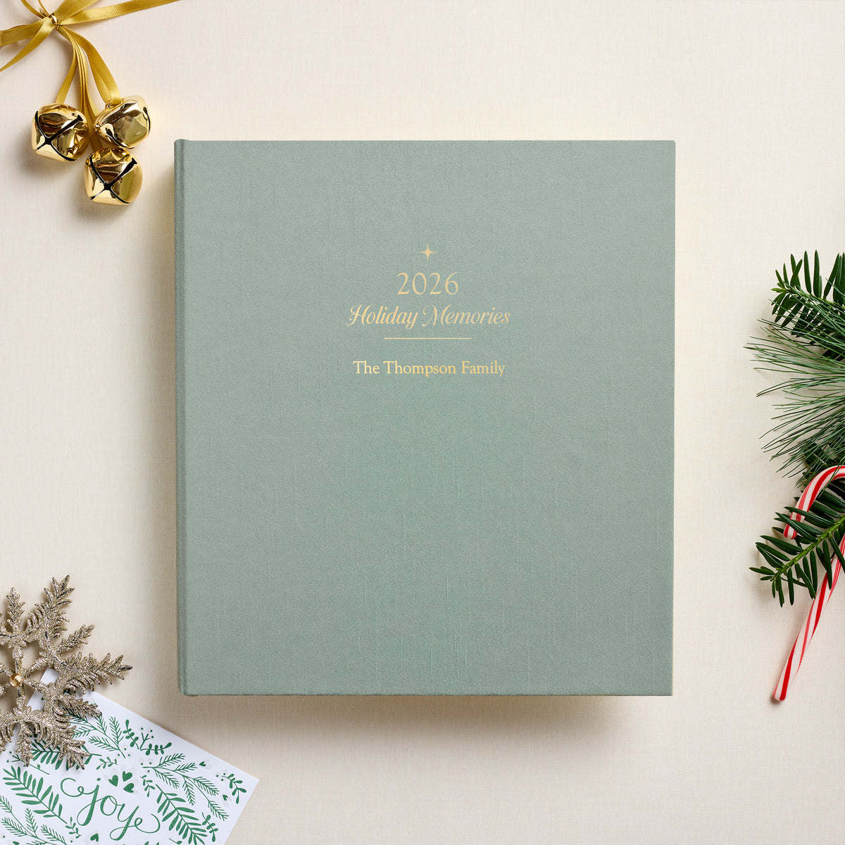 The 2026 Holiday Memory Album | Robin's Egg Blue Silk