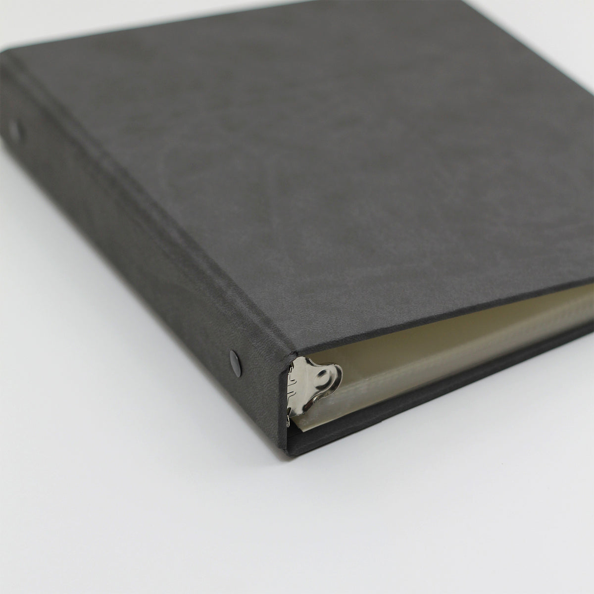 Medium Photo Binder For 4x6 Photos | Cover: Slate Vegan Leather | Available Personalized