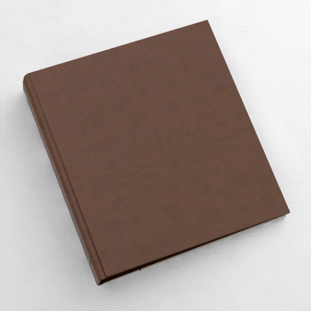 Photo Binder (for 5x7 photos) with Mocha Animal Friendly Faux Leather