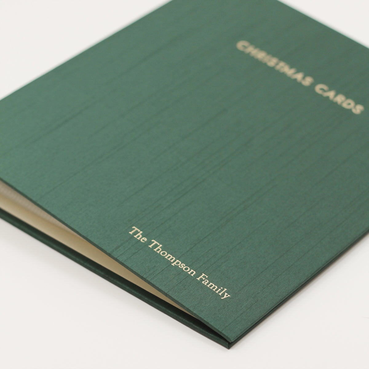 Christmas Card Album | Cover: Emerald Silk | Available Personalized
