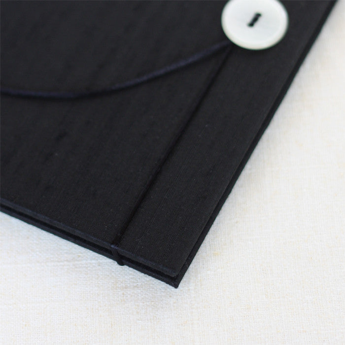 Accordion Book | Cover: Black Silk | Available Personalized