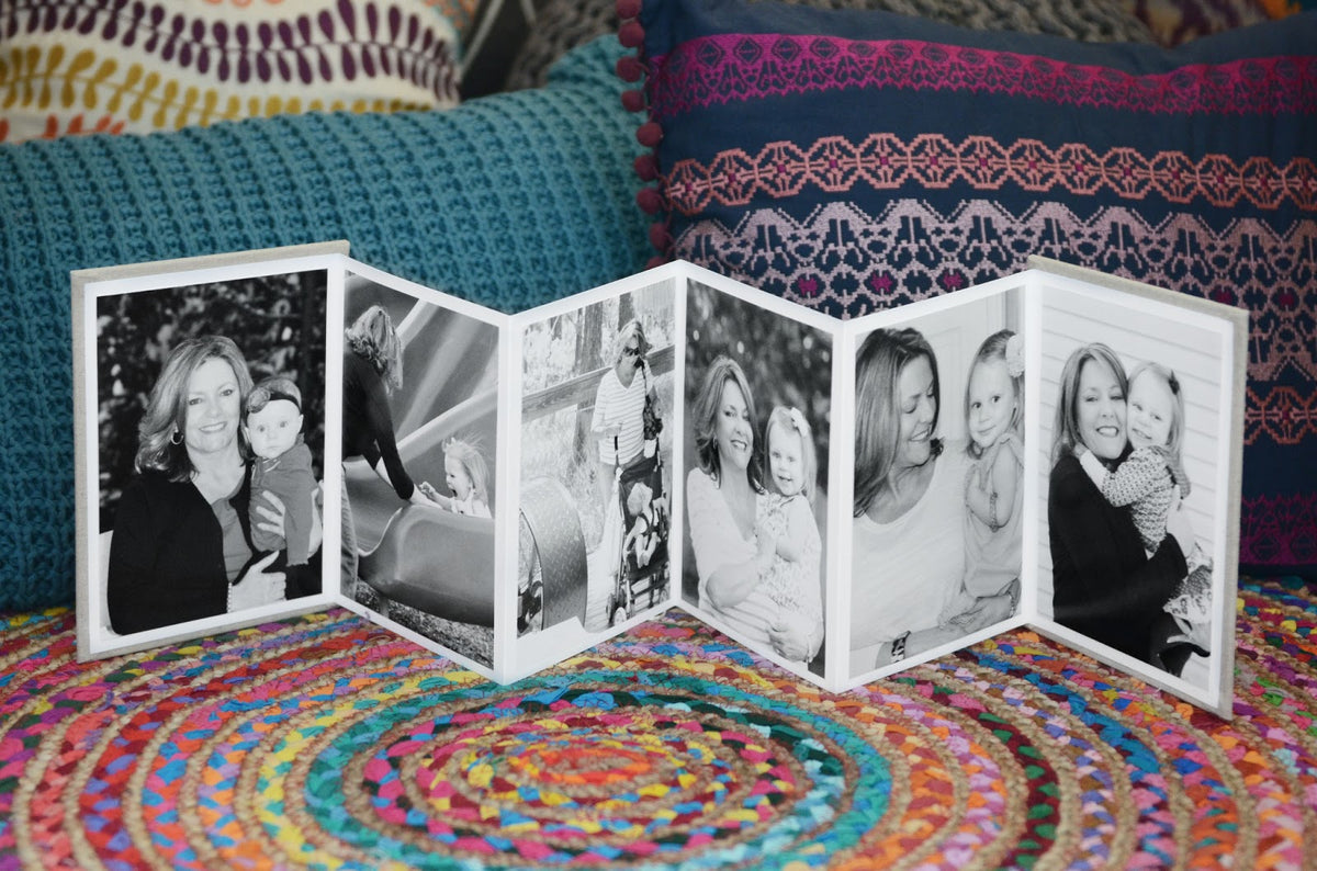 Accordion Book | Cover: Emerald Silk | Available Personalized