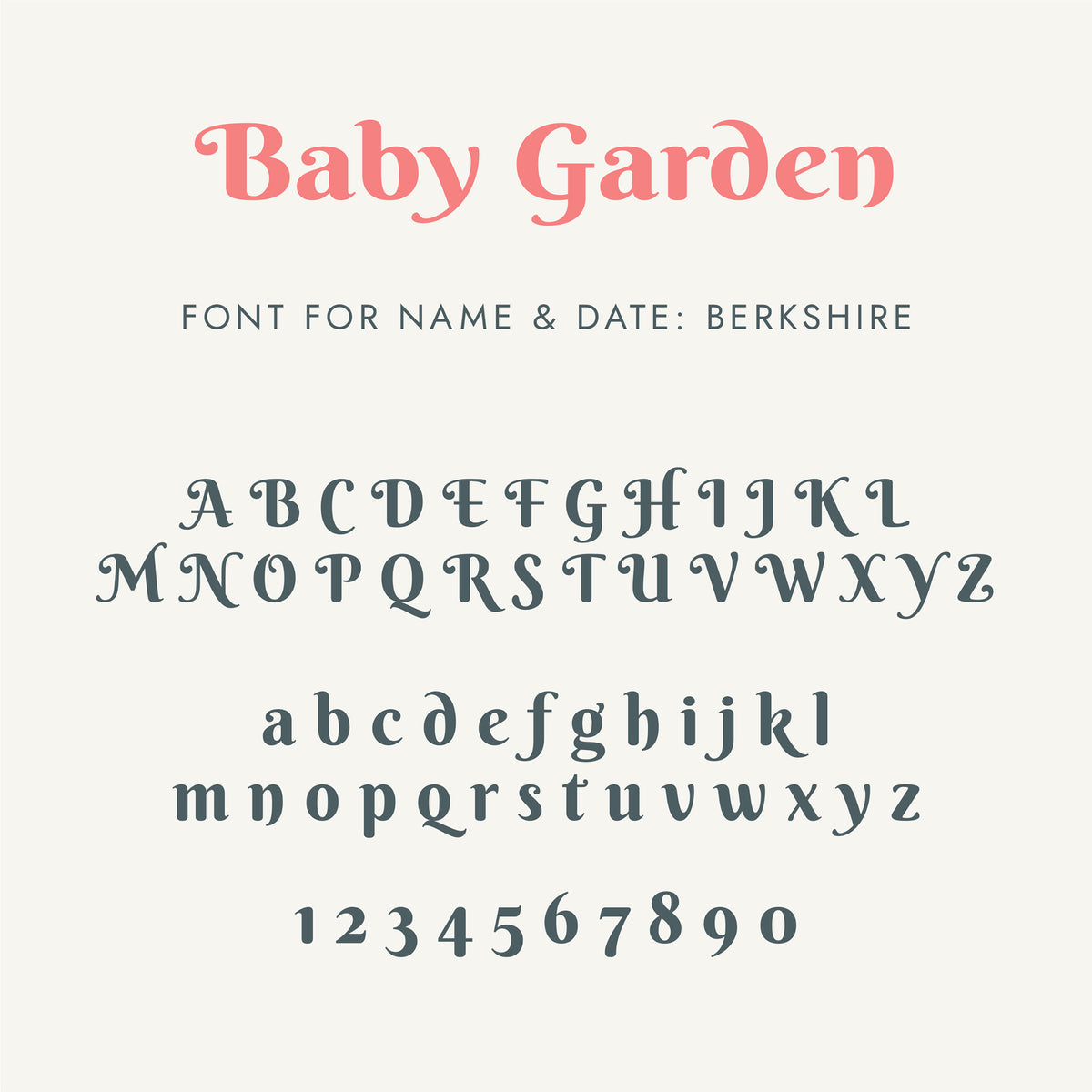 Personalized Baby&#39;s First Book Baby Garden
