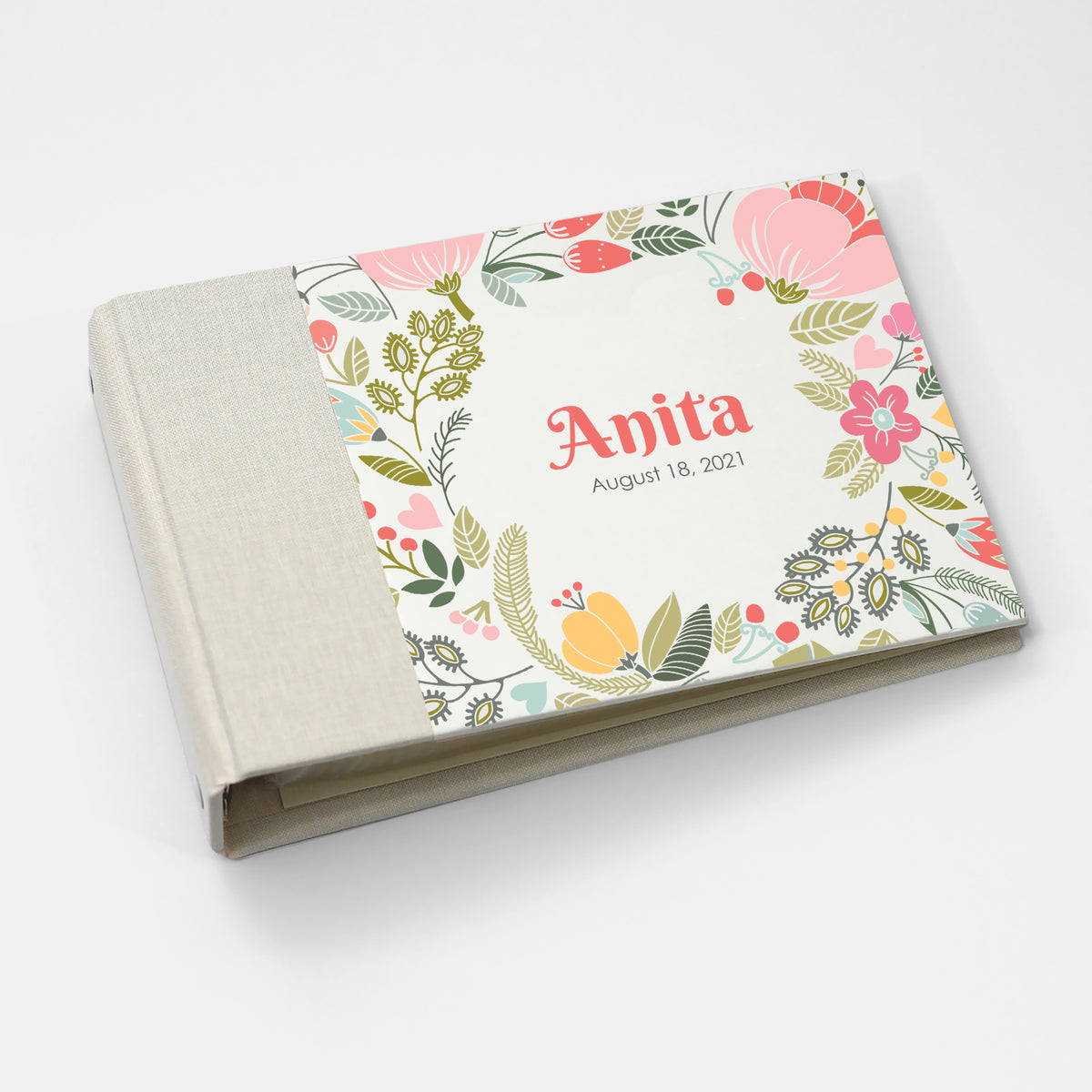 Small Photo Binder | Printed Cover: Baby Garden | 4x6 Photos | Available Personalized