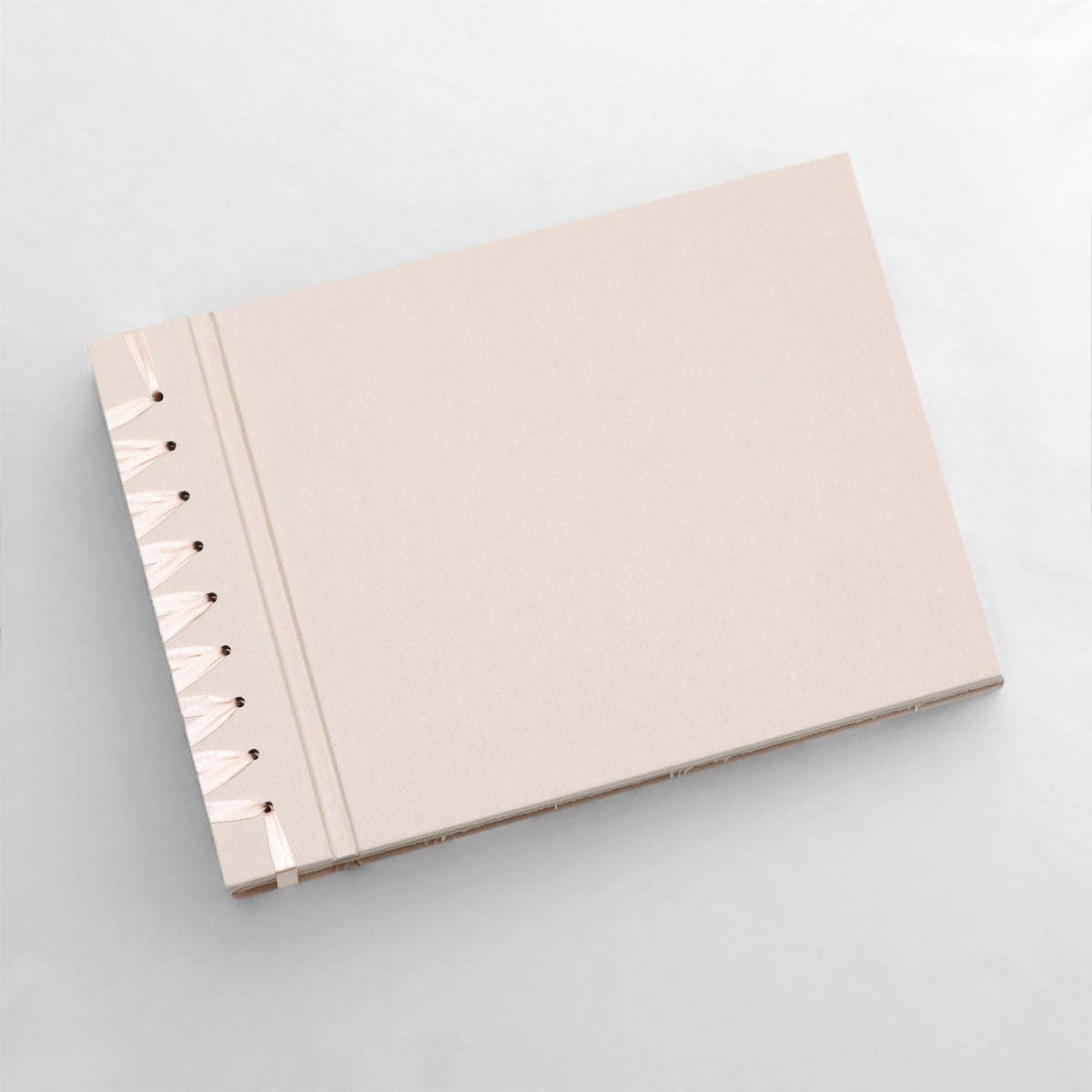 Large Paper Page Album With Ballet Pink Cotton Cover