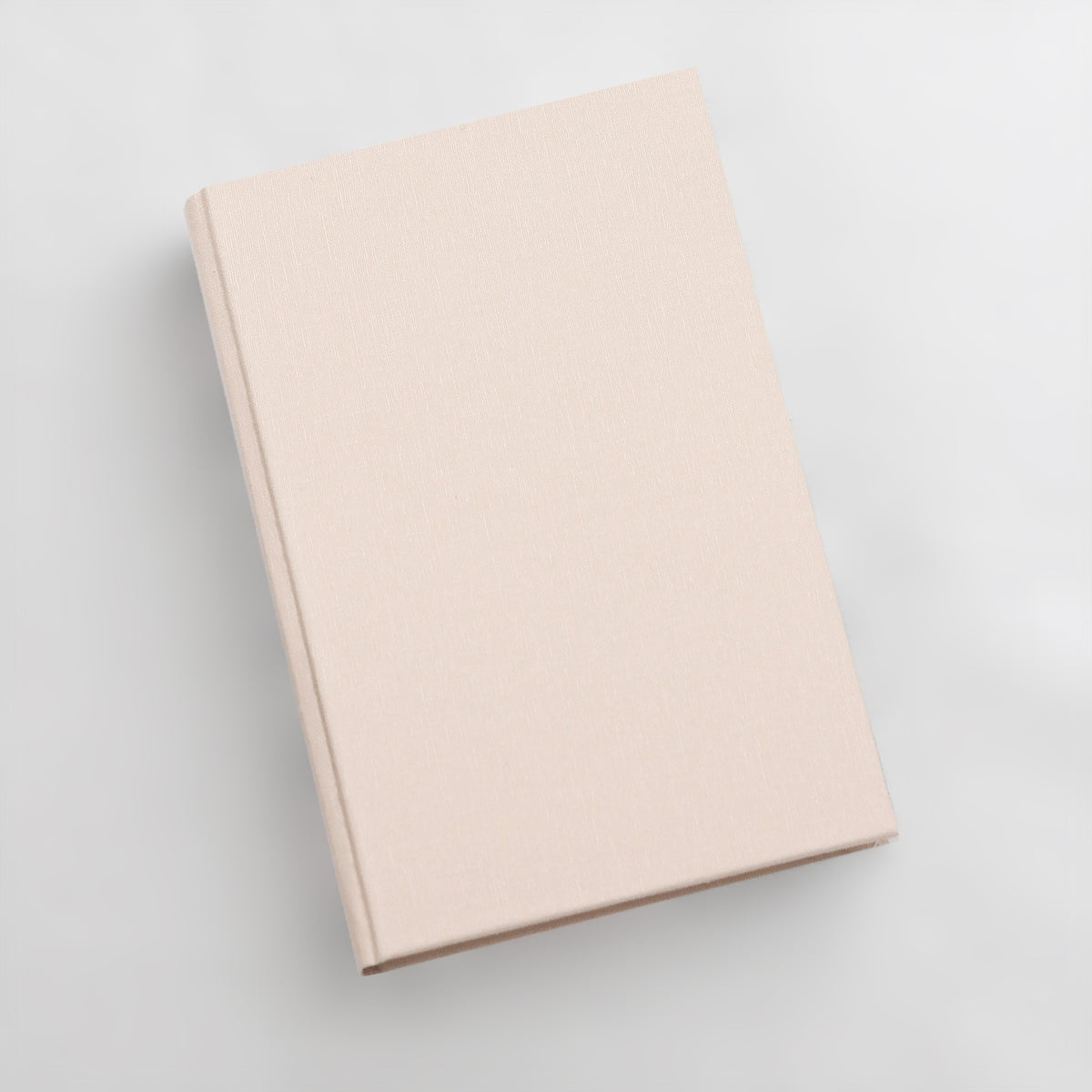 Medium Blank Page Journal with Ballet Pink Cotton Cover