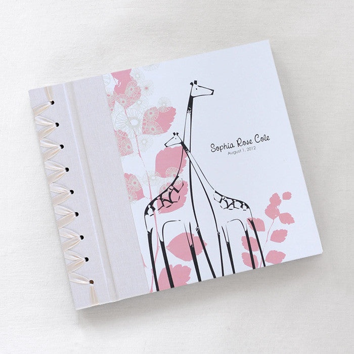 Baby&#39;s First Book | Printed Cover: Pink Giraffe | Available Personalized
