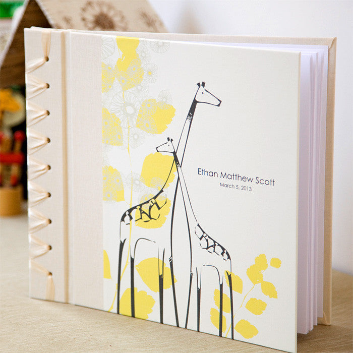 Personalized Baby&#39;s First Book Yellow Giraffe