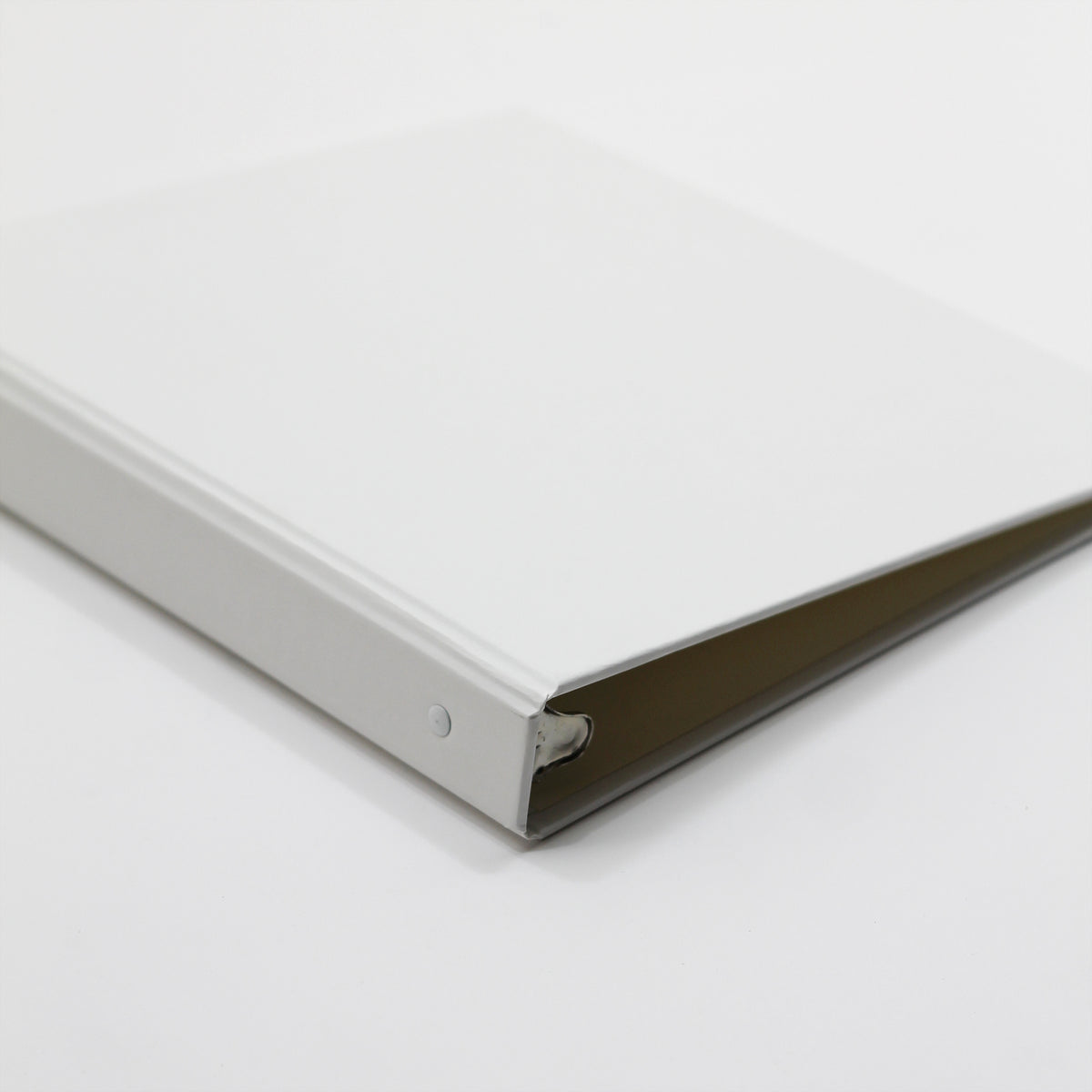 Christmas Card Album with White Vegan Leather Cover