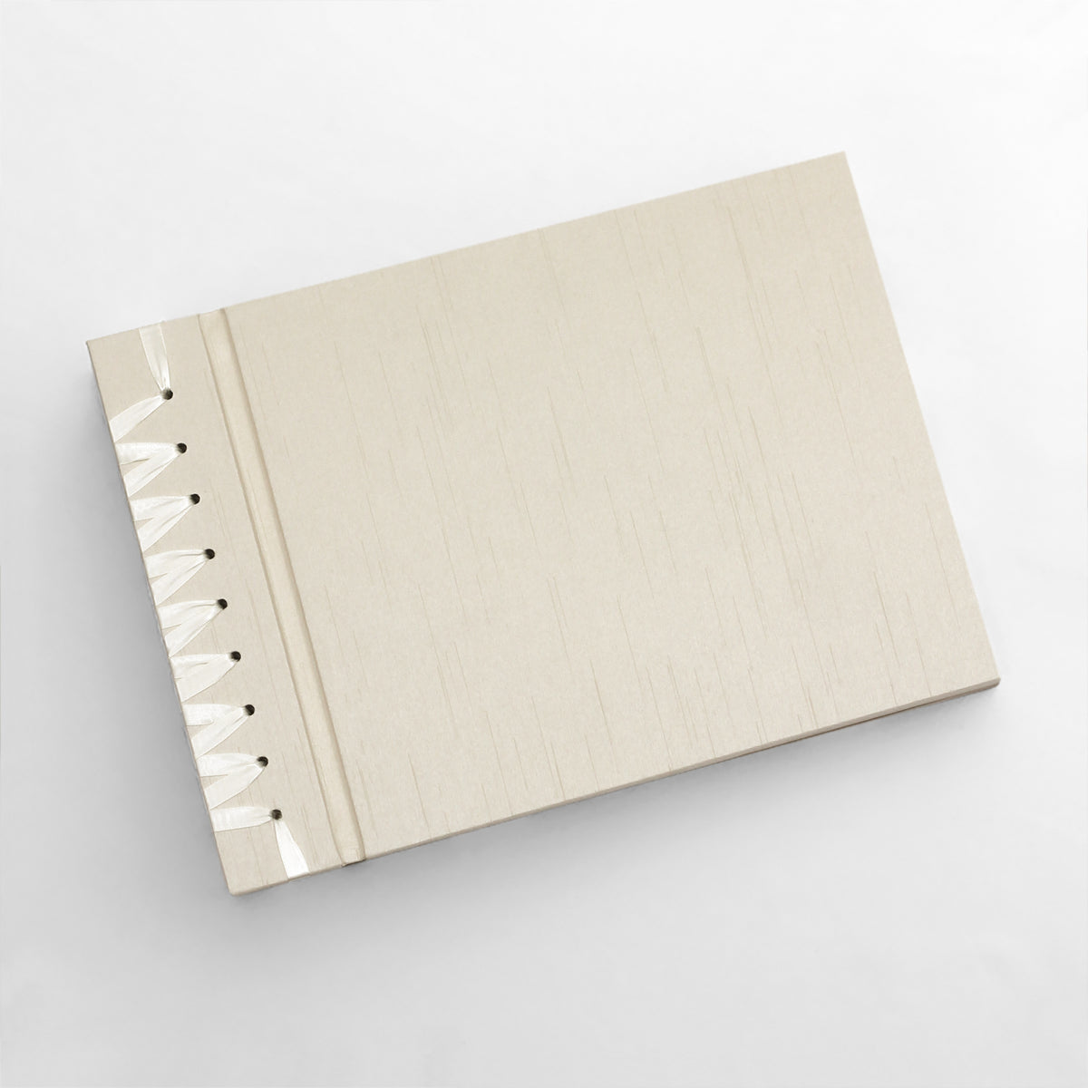 Large 10 x 15 Paper Page Album | Cover: Champagne Silk | Available Personalized