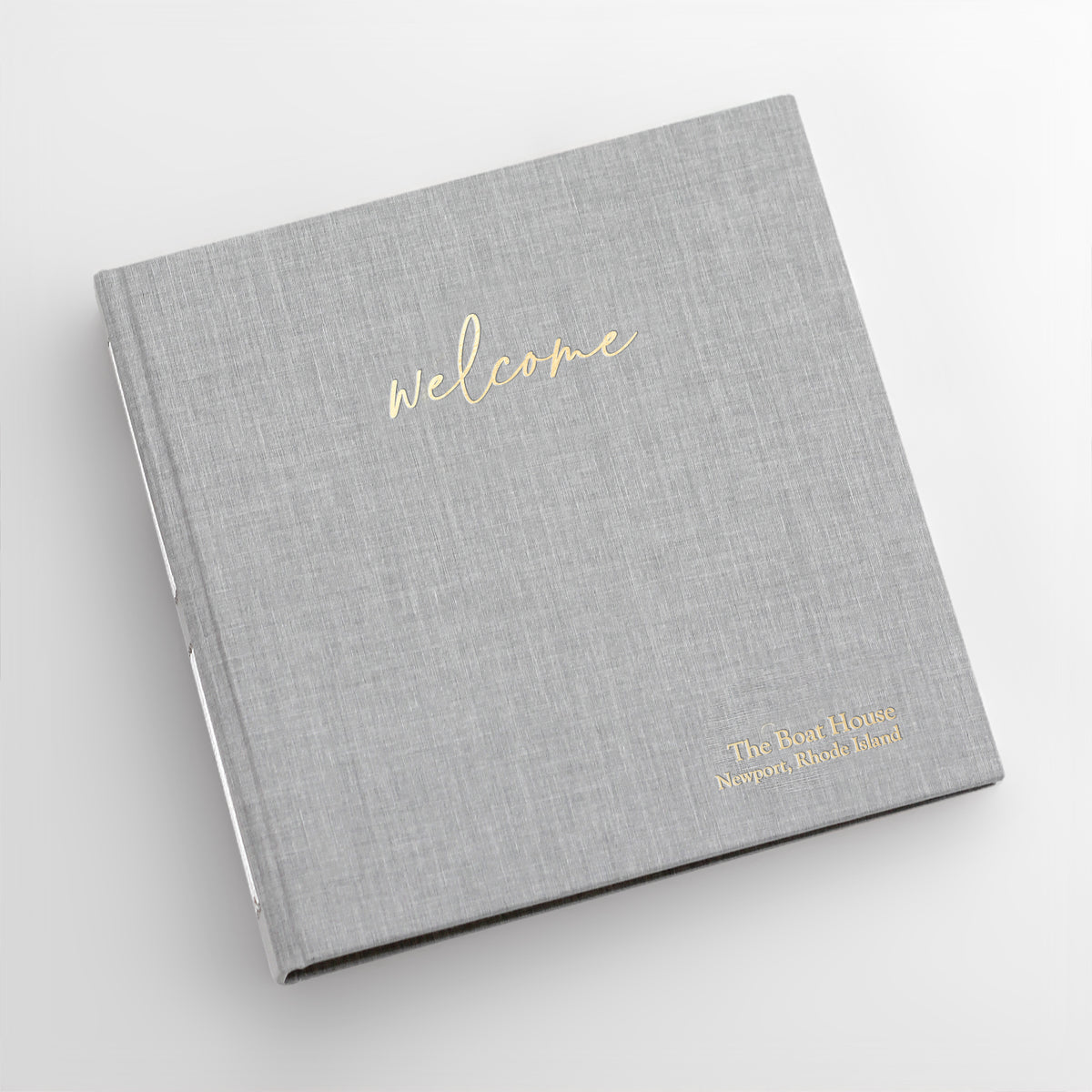 Welcome Guestbook with Dove Gray Silk Cover | AirBnB | Guest House | Gallery