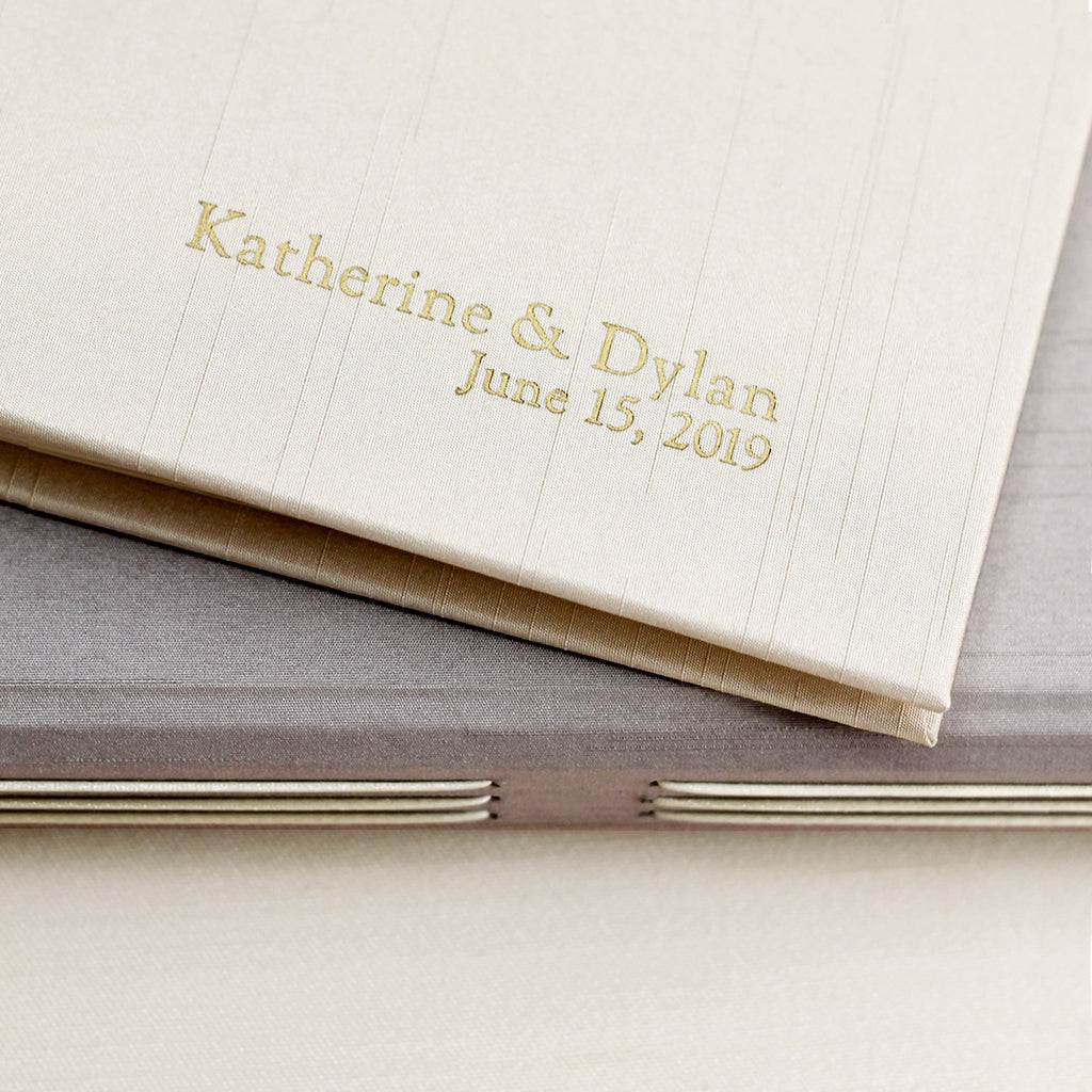 Event Guestbook | Cover: Champagne Silk | Available Personalized