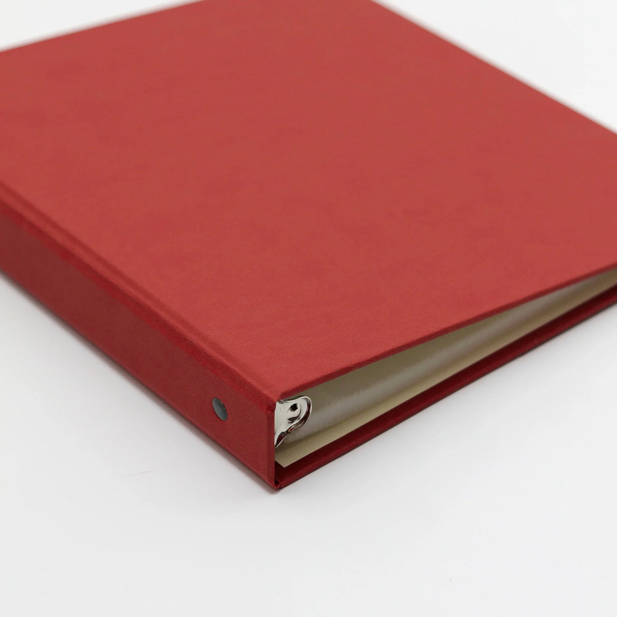 Recipe Journal Embossed with &quot;RECIPES&quot; covered with Red Faux Leather