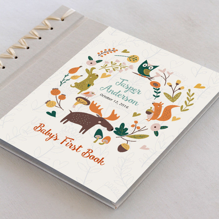 Personalized Baby&#39;s First Book Forest Friends