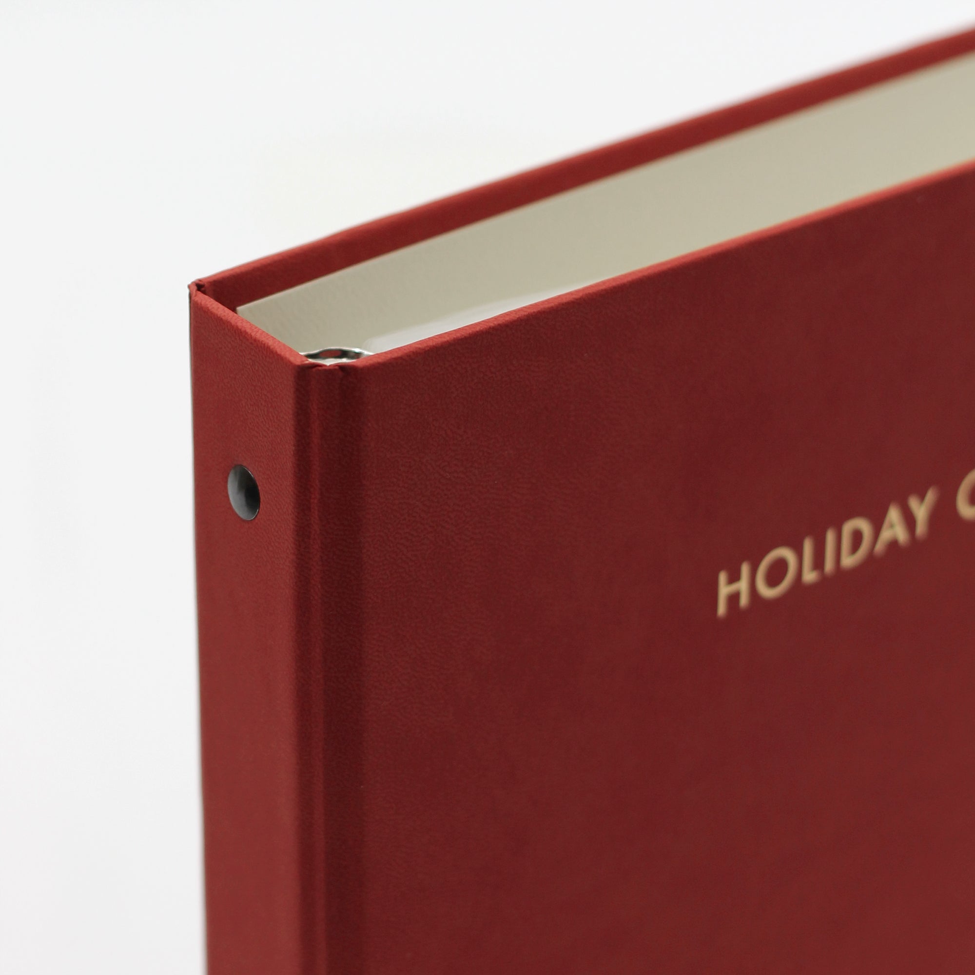 holiday card binder Flax Holiday Card Book by Sugar Paper